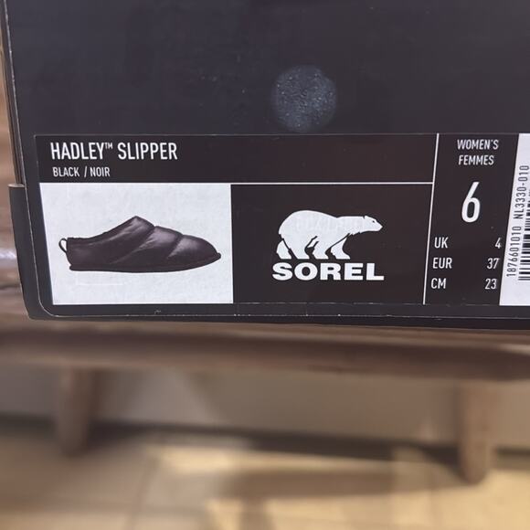 Sorel Hadley Nylon slippers, NEW in box!! Size 6 - Picture 6 of 7